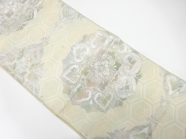 アンティーク　華紋織り出し袋帯（材料）